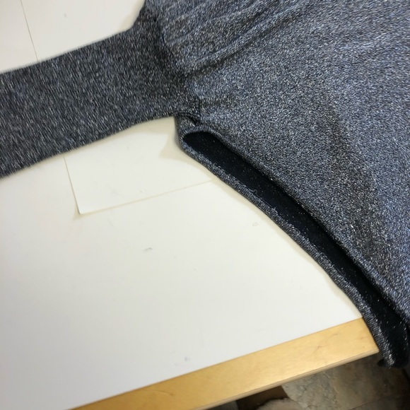 Alfani women lurex oversized knit cowl neck batt sleeves blouse, sz small - Picture 3 of 13